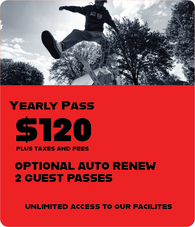 Yearly pass for Skid CIty