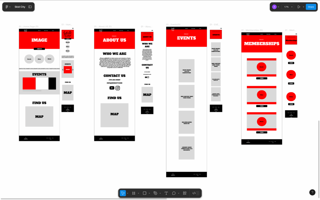 wireframe screenshot 1